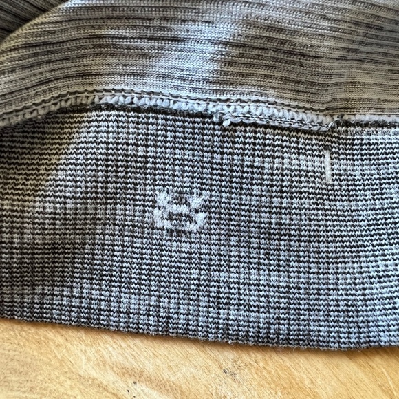 LULULEMON SWIFTLY TECH TEE SHIRT 8 LONG SLEEVE HEATHER GRAY STRETCH ATHLETIC GYM - Picture 12 of 12